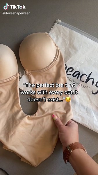 Backless or low cut shirts or dresses? No problem 😈 #backlessbra #shapewear #backlessdress #backlessshirt