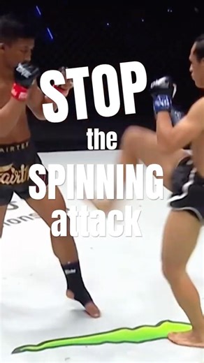 How to STOP the Spinning elbow or backfist!🌪️ #muaythai