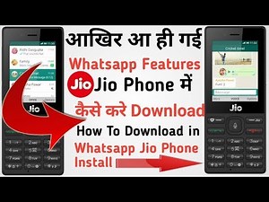 Jio Phone Whatsapp App Official Updated | Jio Phone Me Whatsapp chalaye kaise | How To Install