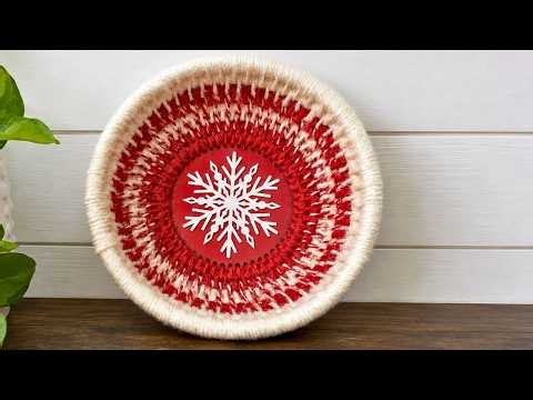 Easy Coiled Basket Tutorial Using a Base