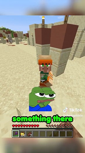 tucker did something crazy to impress me #minecraft #minecraftmeme #funny #troll #cheappickle