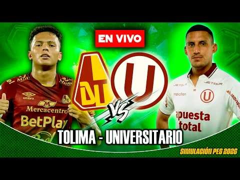 ✅ TOLIMA VS UNIVERSITARIO NARRACIÓN EN VIVO / PARTIDO SIMULADO PES 2026 | NOTICIAS DEL VERDE TV