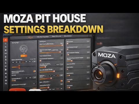 🥉 MOZA Pit House Deep Dive | Every Setting Explained Clearly