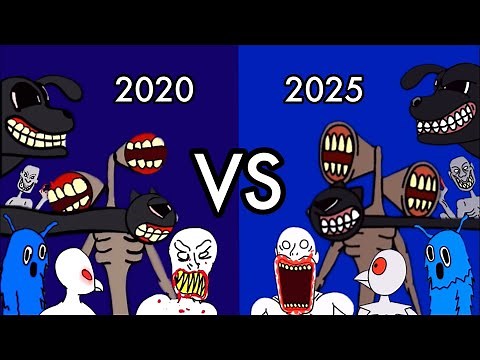 SIREN HEAD vs CARTOON CAT - All Remastered Animation Comparisons