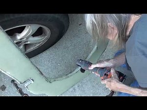 Part 4 Port Bulkhead Fixing Edges Of Nidacore With Fiberglass