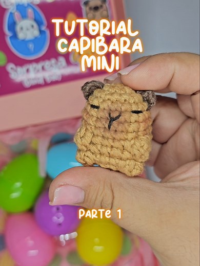 Tutorial de Crochet: Capibara Mini Parte 1