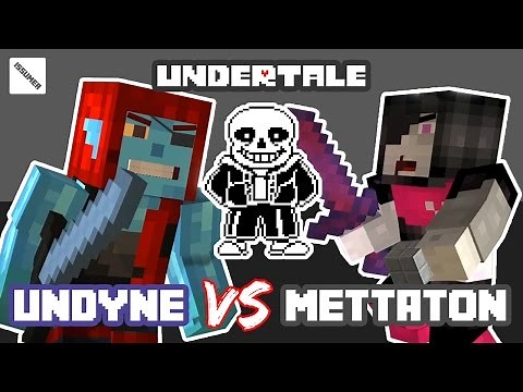 UNDERTALE UNDYNE vs METTATON! Minecraft Story Mode
