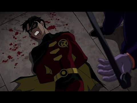 Joker torture Robin batman under the red hood