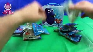 Finding Dory Toy Collectible Blind Packs Unboxing | Dory Marlin Bailey Crush Pearl Hank Figures - Dailymotion Video