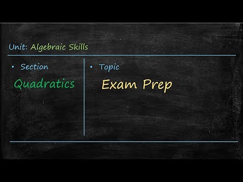 National 5 Maths - Quadratics