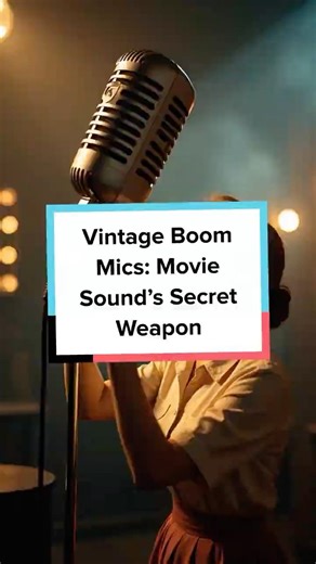 Vintage Boom Mics: Movie Sound’s Secret Weapon