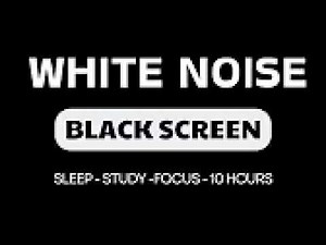 24 Hours White Noise Black Screen | Deep Sleep, Focus & Relaxation Sound | No Ads