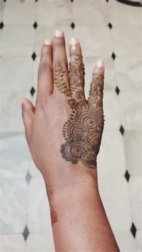 asthetic back hand design# beautiful# trending