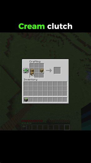 Cream clutch in Minecraft