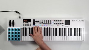 M-Audio USB MIDI Controller with 49-Key Velocity Sensitive Keybed/X/Y Pad/16 Trigger Pads and A