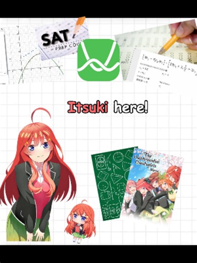 [EP 1] Itsuki Teaches: Pythagorean Theorem #itsukinakano #pythagoreantheorem #math #sat #school #quintessentialquintuplets #itsukiteaches
