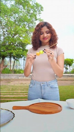 Make fruit kebabs with our Lassana Agri Japanese Cantaloupe Melon and Japanese Honeydew Melon 🍡🍈