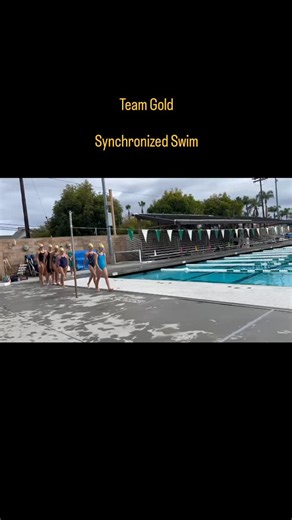 SDSA Swim on Instagram: "Team Gold Synchronized Swim from Turkey Meat Holiday Block Party!"