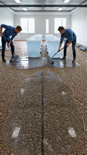 Master Bedroom Botanical Epoxy Floor Timelapse #shorts #asmr