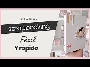 Easy Scrapbooking Tutorial 🩷 Beginners Scrapbooking 🩷 Photo Album with Clippings 🩷 Paper Scraps