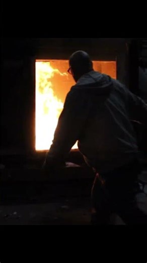 Turning up the heat! 🔥 Witness the power of fire in our metals recovery process. 🏭