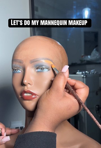 Mannequin Makeup Tutorial: Follow for Part 2!