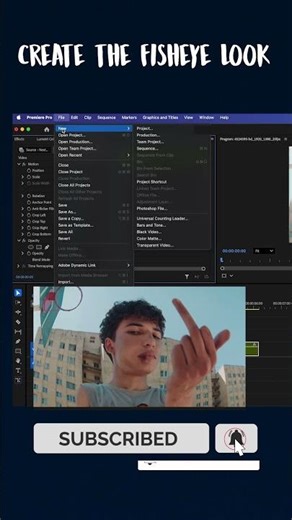 How To Make a Fisheye Effect in 1 Minute