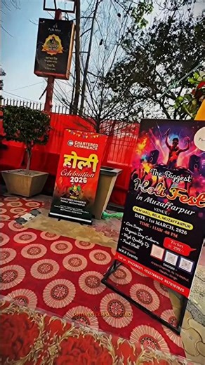 Happy Holi 🫶🥰 #CharteredCommerce#MuzaffarpurDiaries#Holi2026#HoliCelebration#BiharHoli#festival