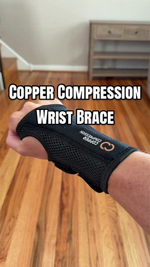 Copper compression advanced wrist brace! #arthritis #wristpain #tendinitis #coppercompression #wristbrace