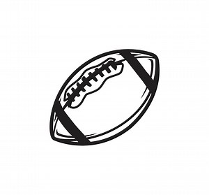 Football SVG / SVG Cut File / Car Decal SVG / Instant Download / Printable Vector Clip Art / Silhouette & Cricut - Etsy