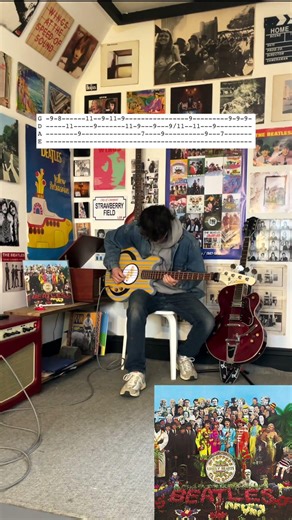 Bassline of The Day: With a Little Help from My Friends by The Beatles #shorts #thebeatles