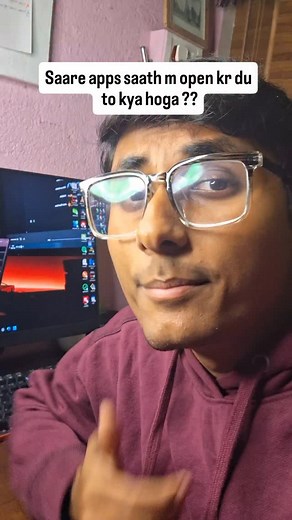 Suffcode Fab on Instagram: "Pc me saare apps sath m open kr du to kya hoga ??? [PC , apps , computer, engineering, developer, programming, programmer, coding, desktop, setup, Intel, Ryzen, gaming, laptops, AMD, NVIDIA, gaming pc, gpu , ram , ssd]"