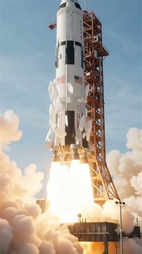 🌕 The First Man on the Moon | Neil Armstrong’s Historic Journey 🚀 #shorts