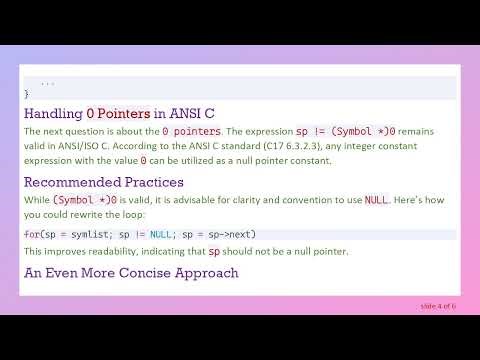 How to Handle Pre ANSI-C 0 Pointers in ANSI C