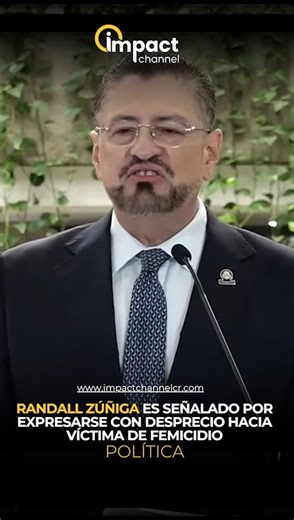 263K views · 9.9K reactions | Una de las denuncias contra el director del OIJ, Randall Zúñiga, lo acusa de haber hecho comentarios ofensivos y humillantes hacia una mujer víctima de femicidio, lo que ha generado indignación y cuestionamientos sobre su idoneidad en el cargo. El señalamiento se suma a las otras causas que enfrenta el jerarca, mientras la Fiscalía continúa las investigaciones por presuntos comportamientos impropios y amenazas. | Impact Channel | Facebook