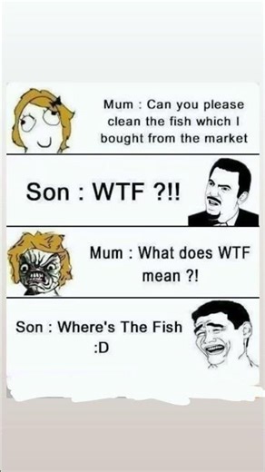 Mom Asked Me to Clean the Fish… My Answer Was WTF 😂🐟 | #funny #memes #shorts
