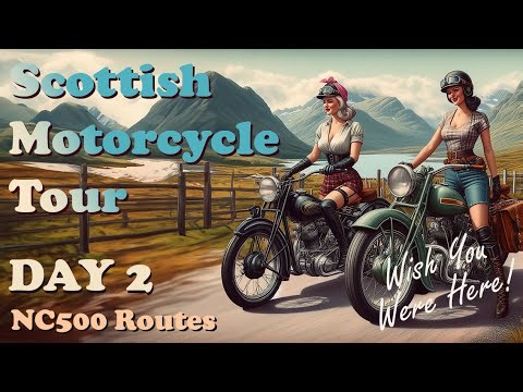 Scottish Motorcycle Tour / Adventure: Day 2 - Aberfeldy to Thurso! NC500 Route.
