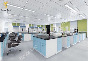 [Hot Item] Heavy-Duty Lab Workshop Center Working Table for Chemistry and Dental Laboratory