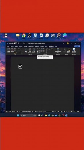 How to Insert a Clickable Checkbox in Microsoft Word (Change Checkbox Icon)