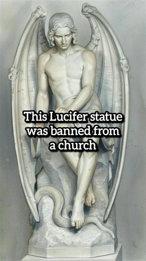 They tried twice | The Banned Lucifer Statue of St. Paul's Cathedral, Liège #art #history #sculpture