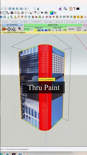 스업 엔스로 곡면 전광판 완벽하게 표현하기 #thrupaint #쭈햄 #엔스케이프 #sketchup