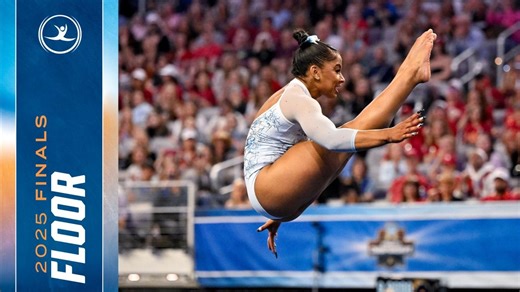 Jordan Chiles - Floor at 2025 NCAA gymnastics championship
