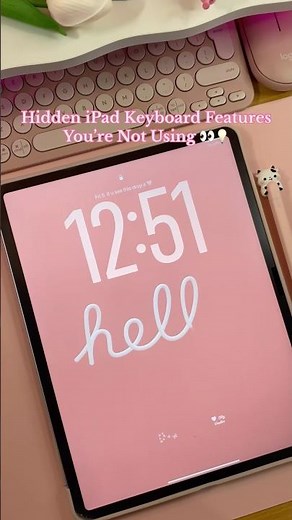 iPad keyboard tricks you NEED to try!🤯 #ipad #ipadkeyboard #hiddenfeature