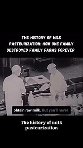 5.5K views · 32 reactions | The history of milk pasteurization. #milk #pasteurization #healthyfood #unhealthyfood | Clif’s Natural Remedies | Facebook