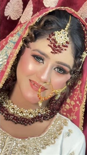 Nikah Bridal Makeup Look 🤍 | Elegant Bride by Nazush