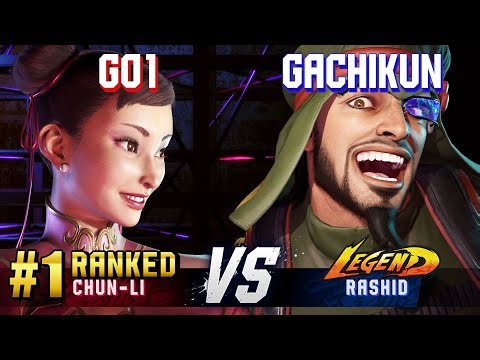 SF6 ▰ GO1 (#1 Ranked Chun-Li) vs GACHIKUN (Rashid) ▰ High Level Gameplay