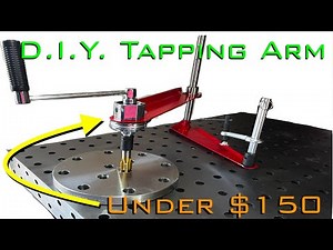 Home Made Thread Tapping Arm with Geared Head.