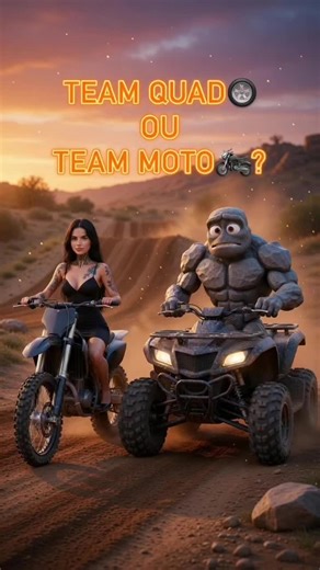 QUAD VS MOTO 🛞🏍 Qui gagne vraiment ? La moto et ses grands sauts 🏍 ou la puissance du quad 🛞 ? Deux machines. Deux styles. Mais quand le quad essaie de faire un saut… 😅 Team quad 🛞 ou team moto 🏍 ? #Quad #moto #offroad #Animation3D #debat