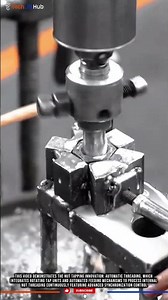 Nut Tapping Innovation: Automatic Threading #tech