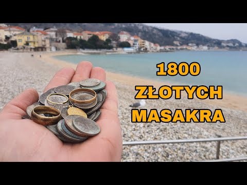 PLAŻOWICZE GUBIĄ NA POTĘGĘ! CHORWACKA PLAŻA PO SEZONIE! Wykrywacz metali!